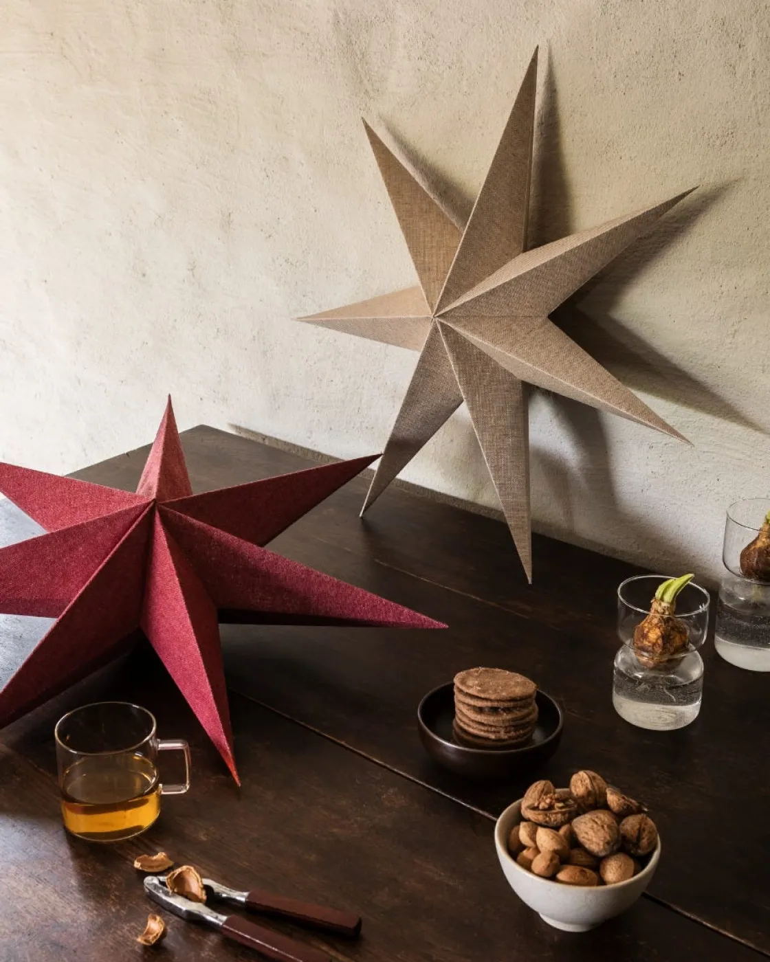 GRANIT Adventsstjärna Bom 60cm Röd- Julbelysning