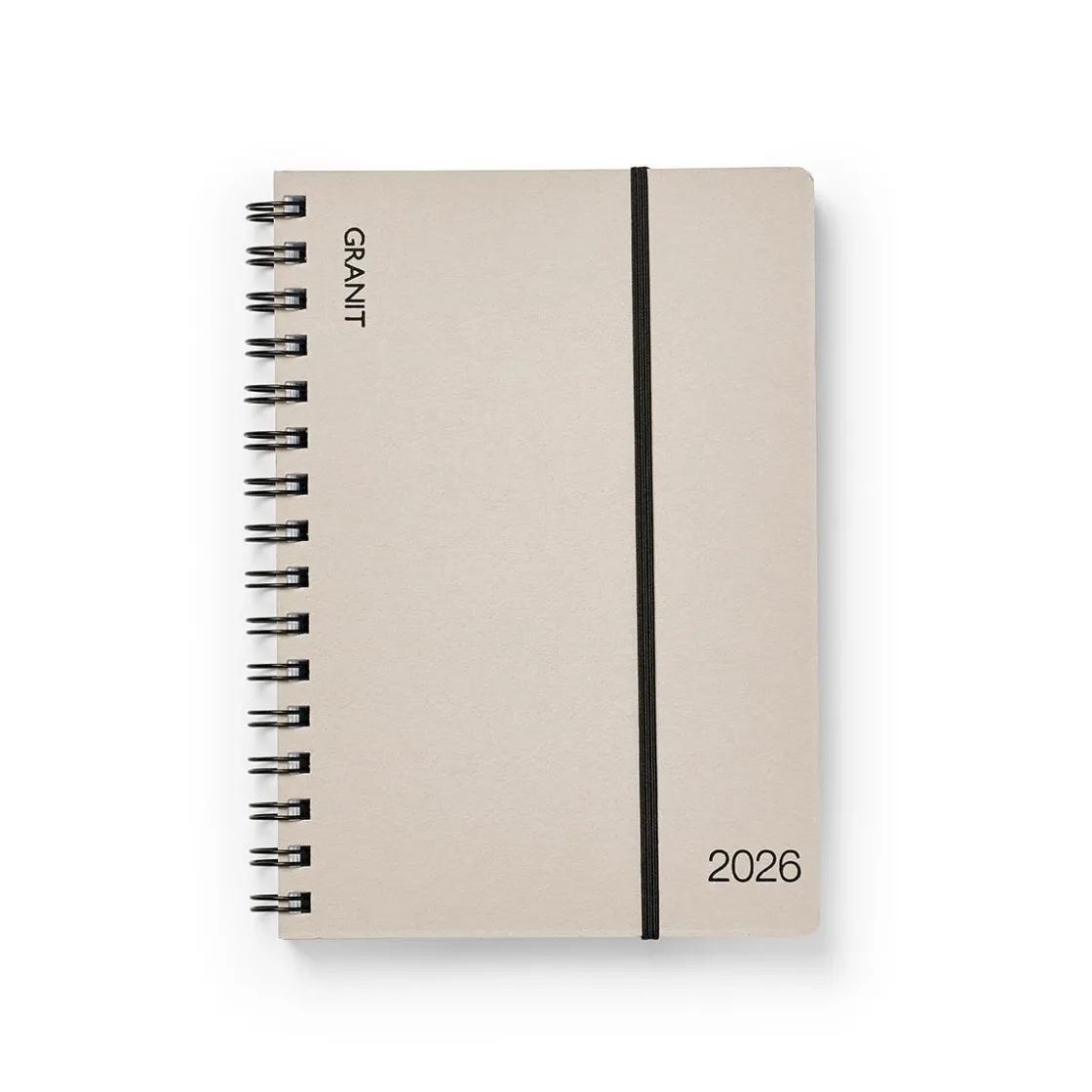 GRANIT Agenda A5 2026 Beige- Kalendrar & Skrivblock