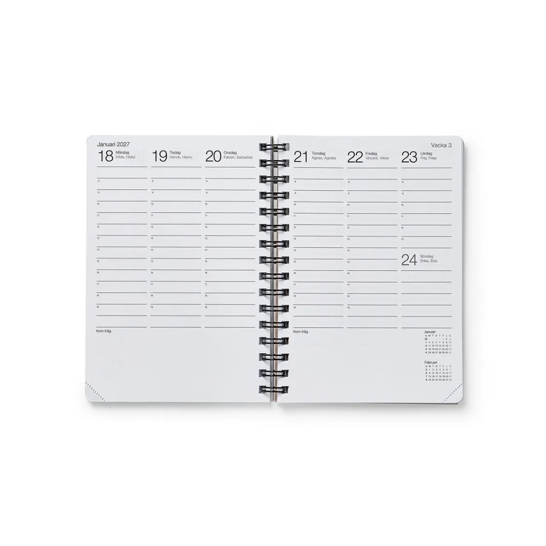 GRANIT Agenda A5 2026 Beige- Kalendrar & Skrivblock