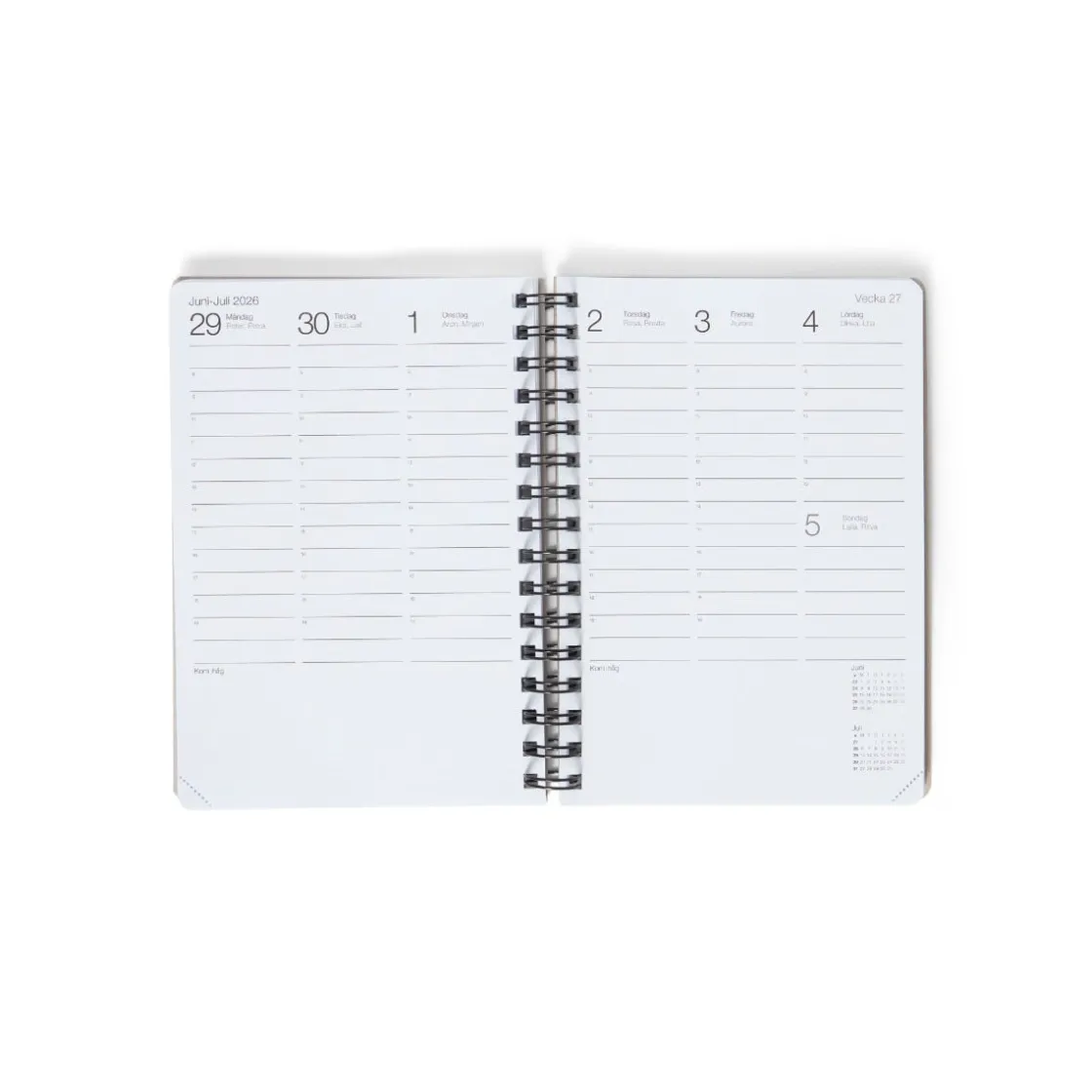 GRANIT Agenda A5 2025/2026 Beige- Kalendrar & Skrivblock