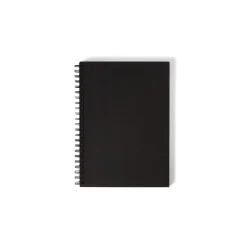 GRANIT Anteckningsbok A4 Linjerat Svart- Kalendrar & Skrivblock