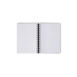 GRANIT Anteckningsbok A5 Olinjerat Svart- Kalendrar & Skrivblock