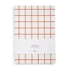 GRANIT Anteckningsbok A4 Rut Orange Linjerad- Kalendrar & Skrivblock
