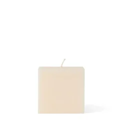 GRANIT Blockljus Stearin Kub 8x8cm Vit- Ljus