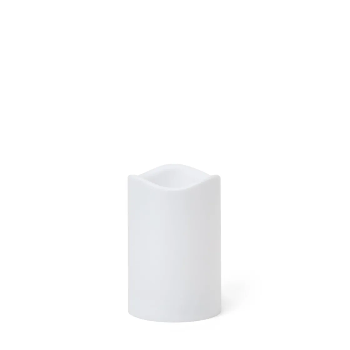 GRANIT Blockljus Timer LED 11,5x7,5cm Vit- Utebelysning
