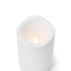 GRANIT Blockljus Timer LED 11,5x7,5cm Vit- Utebelysning