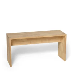 GRANIT Bänk Edge Trä 90x45x30cm- Hallmöbler & Förvaring|Möbler