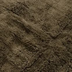 GRANIT Bomullsmatta Tuftad Ruta 170x240cm Khakigrön- Mattor