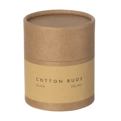 GRANIT Bomullspinnar Svart- Badrumstillbehör