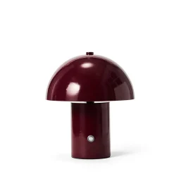 GRANIT Bordslampa Lou 18x21cm Vinröd- Lampor