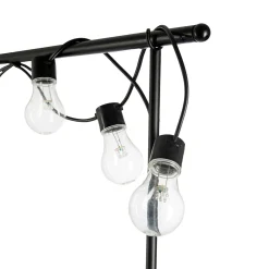 GRANIT Bordsstång 140-250cm Svart- Utemöbler|Dukning