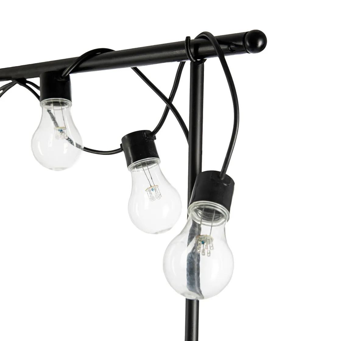 GRANIT Bordsstång 140-250cm Svart- Utemöbler|Dukning