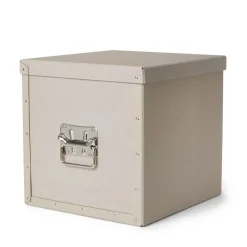 GRANIT Box Kub 30x30cm Beige- Skrivbordsförvaring|Boxar