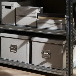 GRANIT Box Maxi 38x50cm Beige- Skrivbordsförvaring|Boxar