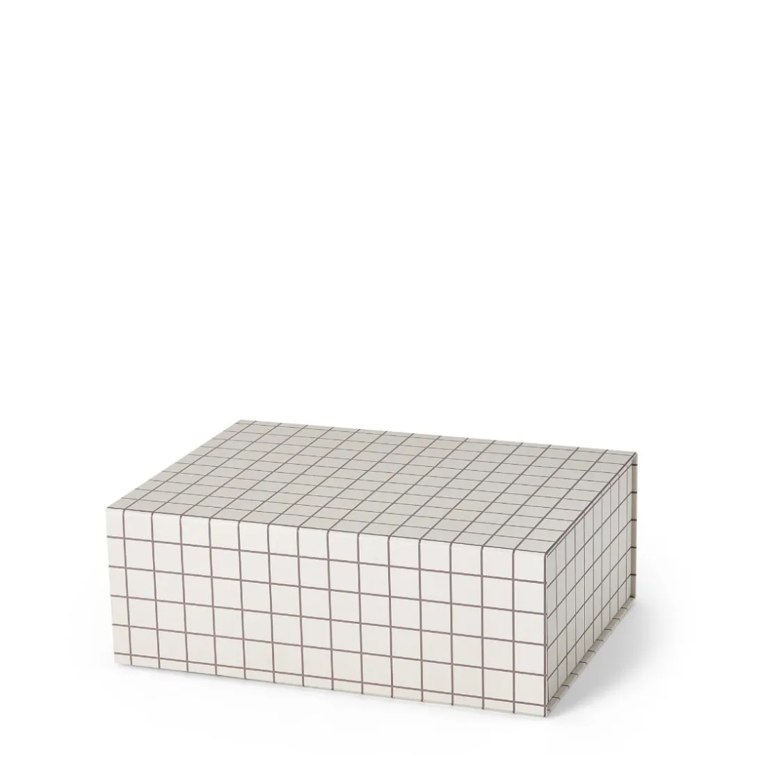 GRANIT Box Ted 24x33cm Mönstrad Beige/Mole- Presentinslagning & Diy|Skrivbordsförvaring