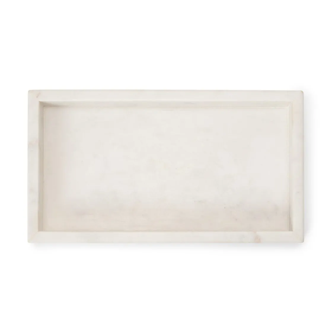 GRANIT Bricka 26,5x15cm Marmor Vit- Dukning|Köksredskap