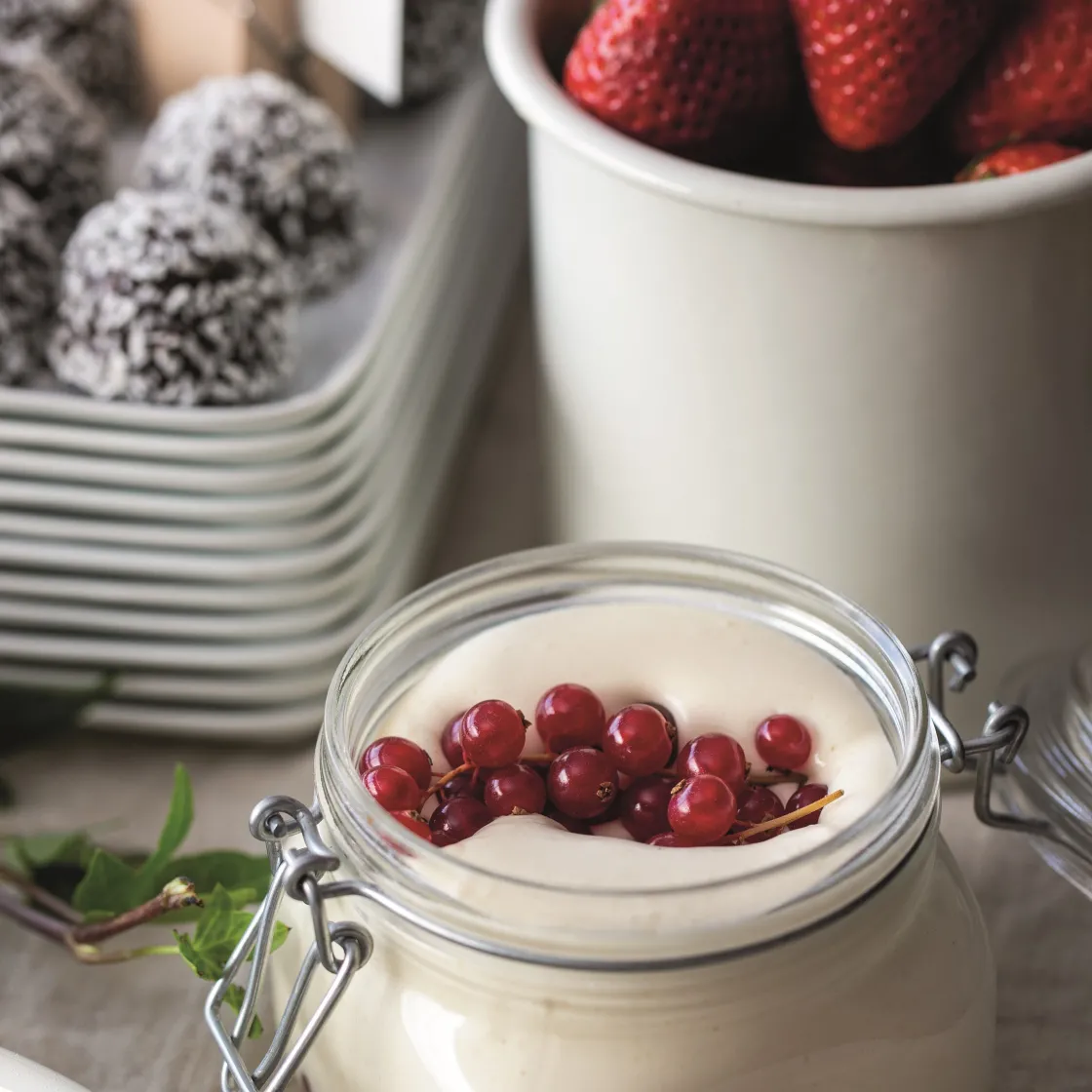 GRANIT Burk Glas Snäpplock 50cl- Växt- & Odlingstillbehör|Köksförvaring