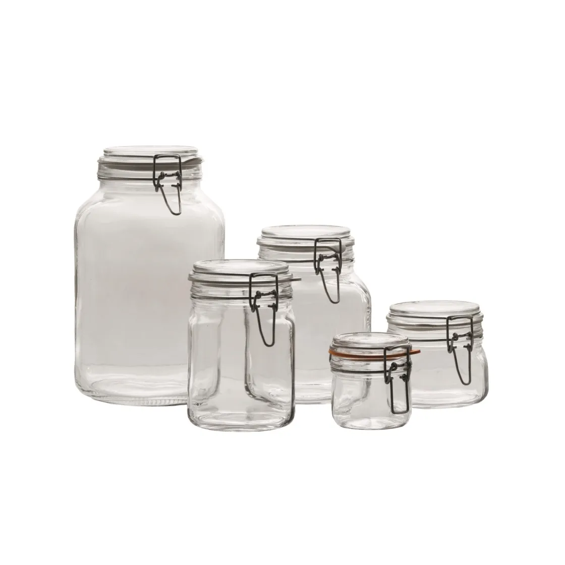 GRANIT Burk Glas Snäpplock 50cl- Växt- & Odlingstillbehör|Köksförvaring