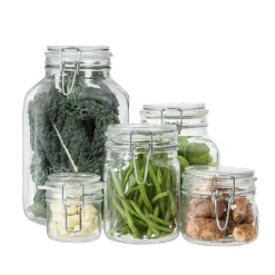 GRANIT Burk Glas Snäpplock 4,25L- Växt- & Odlingstillbehör|Köksförvaring