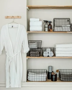 GRANIT Burk Metall 13x11cm Svart- Skrivbordstillbehör|Småförvaring