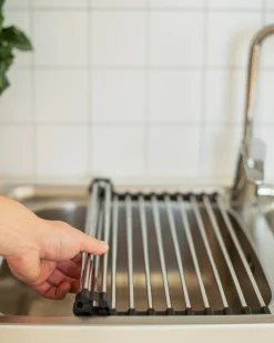 GRANIT Diskställ Rullbart Rostfritt Stål 31x44cm- Köksredskap