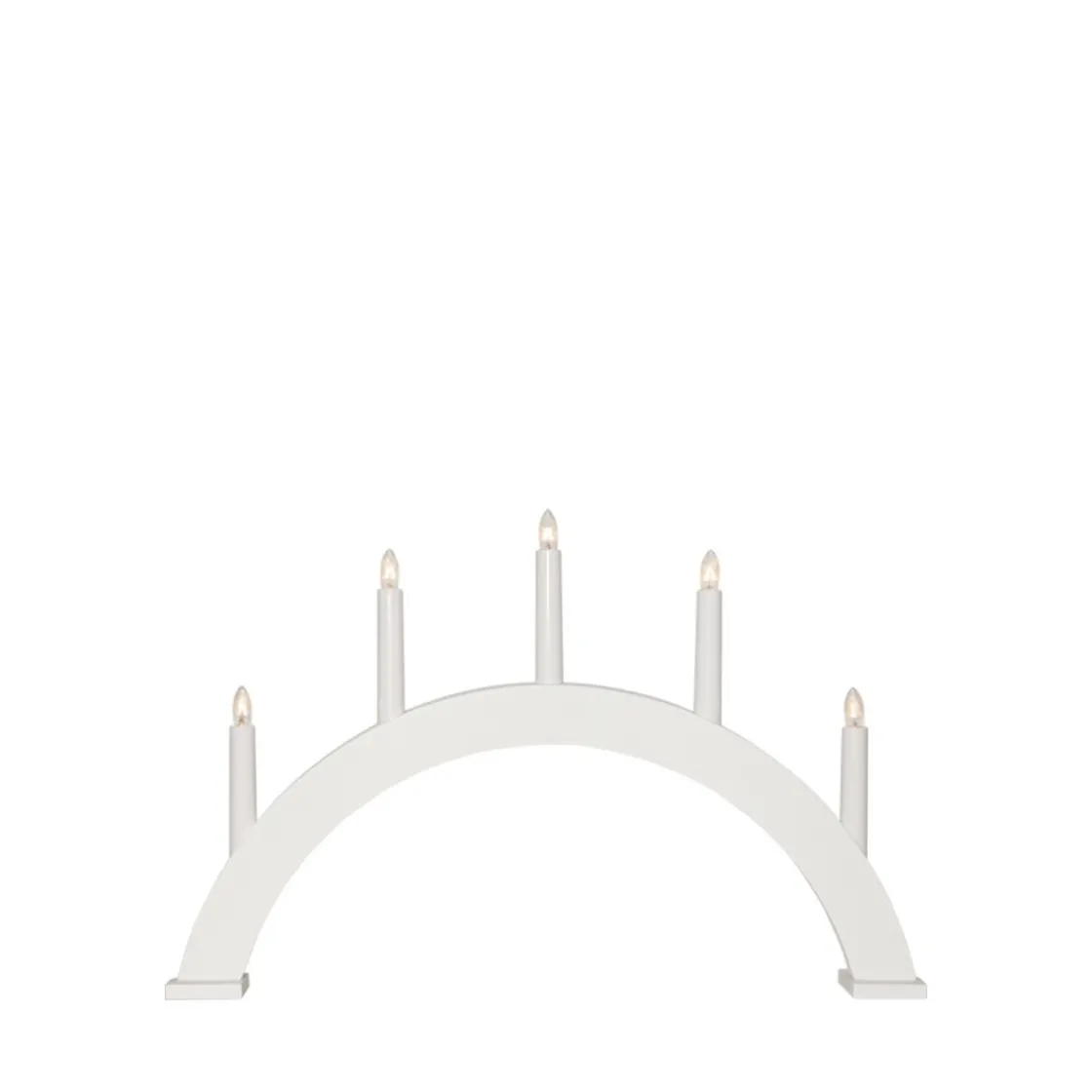 GRANIT Elljusstake Albo 5L White- Lampor|Julbelysning