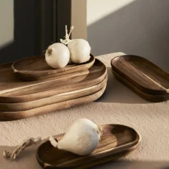 GRANIT Fat Serve Akacia 38x22cm- Dukning|Juldukning