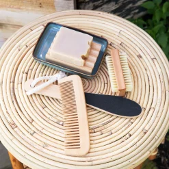 GRANIT Fotfil Trä- Badrumstillbehör