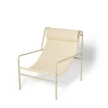 GRANIT Fåtölj Metall Kanvas Beige- Möbler