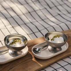 GRANIT Glassbägare Metall 9,5cm- Dukning|Juldukning