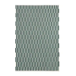 GRANIT Handduk Avon 100x150cm Bomullsfrotté Grön/Vit- Handdukar & Badlakan