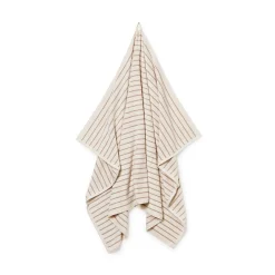 GRANIT Handduk Line 100x150cm Bomullsfrotté Beige- Handdukar & Badlakan