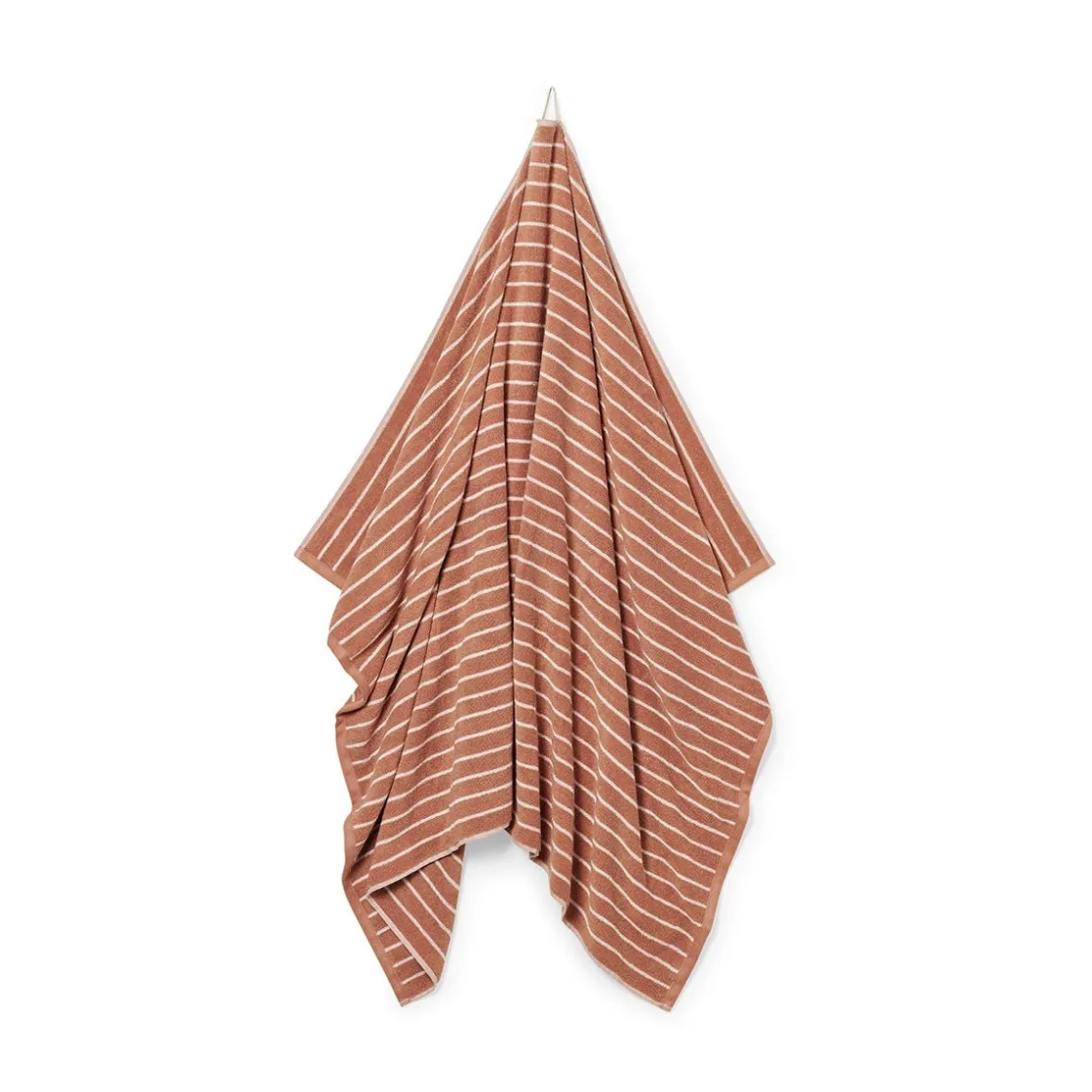 GRANIT Handduk Line 100x150cm Bomullsfrotté Mocha- Handdukar & Badlakan