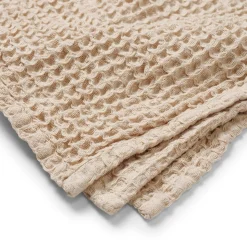 GRANIT Handduk Våffla 30x30cm 3-p Bomull Beige- Handdukar & Badlakan