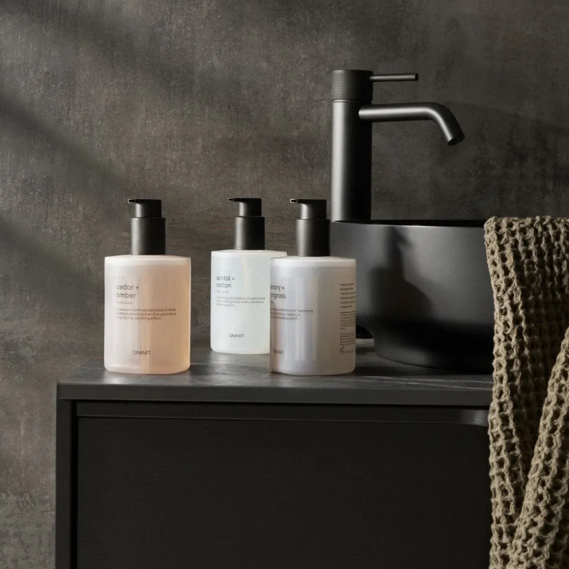GRANIT Handtvål Santal & Cotton- Tvål & Dofter