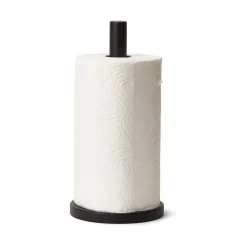 GRANIT Hushållspappershållare Akacia 28,5cm Svart- Köksredskap