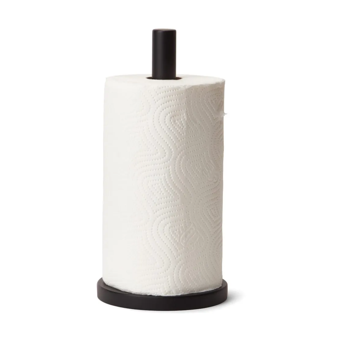 GRANIT Hushållspappershållare Akacia 28,5cm Svart- Köksredskap