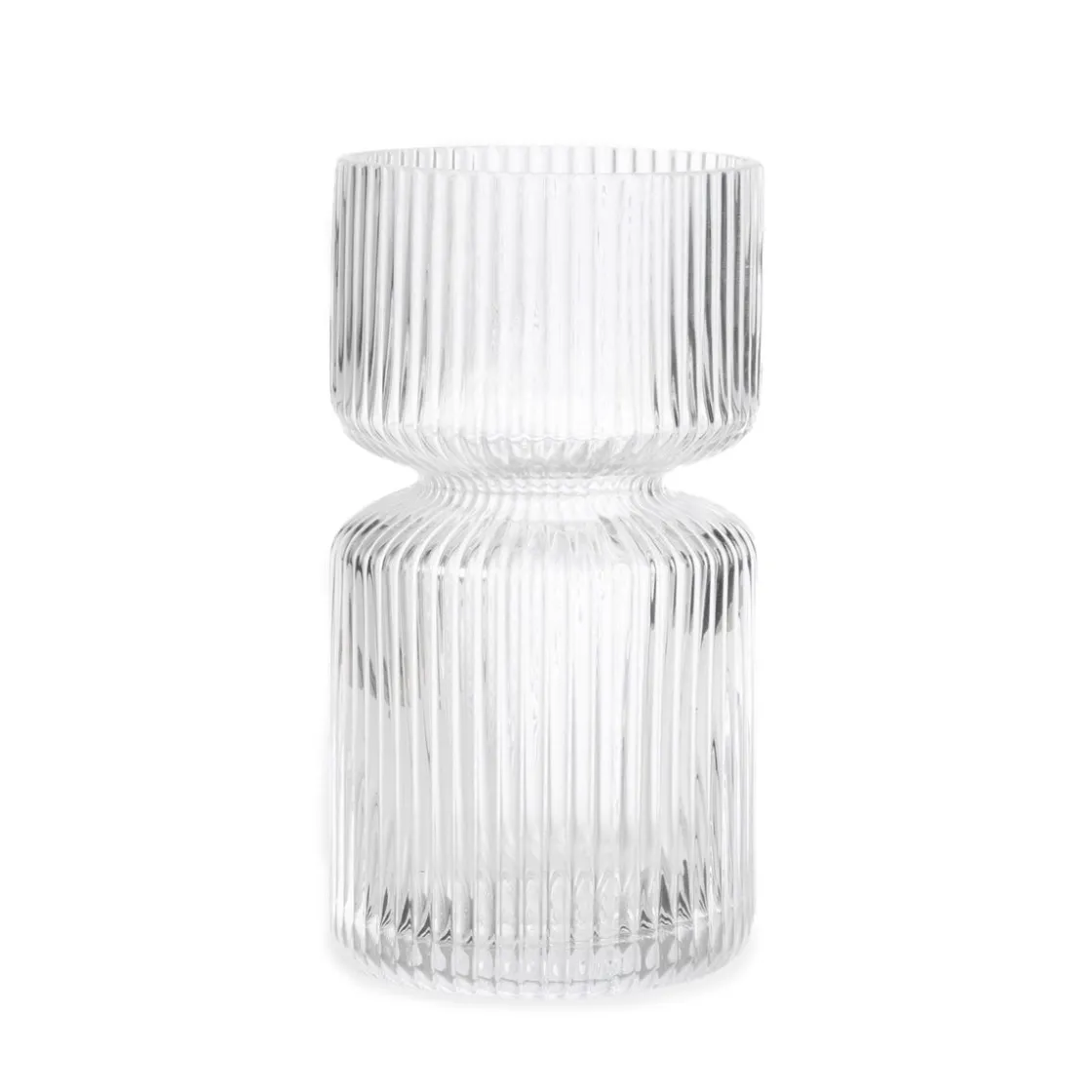 GRANIT Hyacint Vas Klarglas Räfflad Stor- Vaser|Juldukning