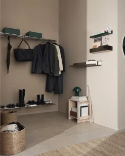 GRANIT Hylla Neo Multifunktion 48x12cm Rostfritt Stål- Häng- & Väggförvaring