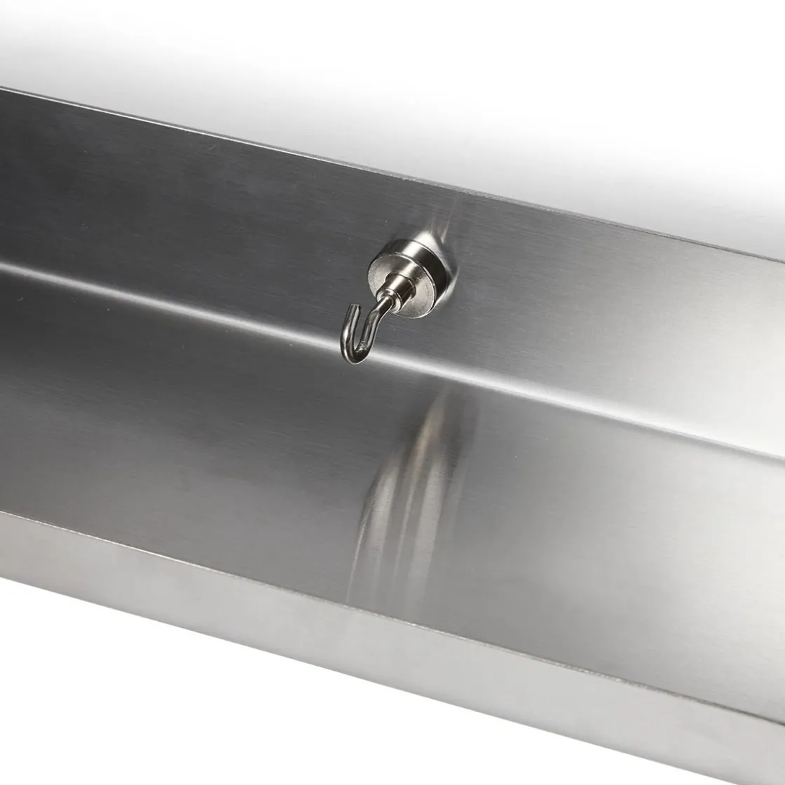 GRANIT Hylla Neo 86x18cm Rostfritt Stål Magnetisk- Häng- & Väggförvaring