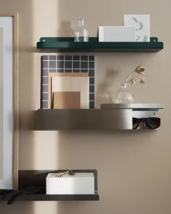 GRANIT Hylla Neo 48x12cm Rostfritt Stål- Häng- & Väggförvaring|Hallmöbler & Förvaring