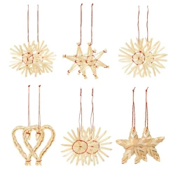 GRANIT Juldekoration Halm 12-p Natural- Presentinslagning|Allt Till Julgranen