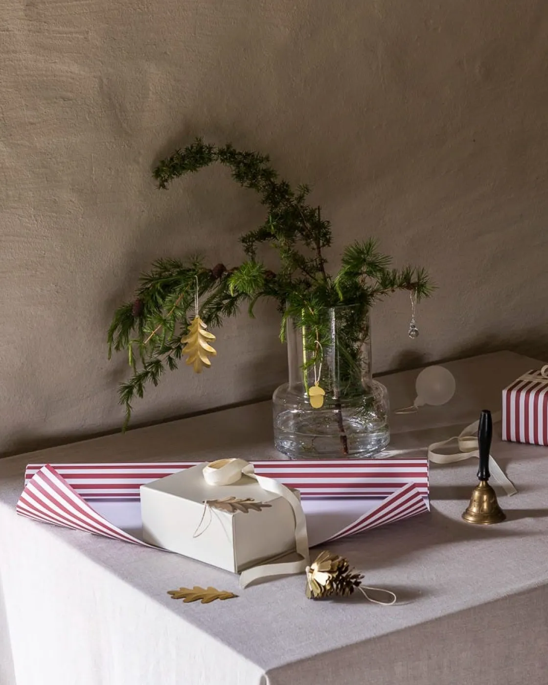 GRANIT Julgransdekoration Kotte 6cm Mässing- Allt Till Julgranen|Juldekorationer