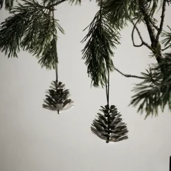 GRANIT Julgransdekoration Kotte 6cm Stål- Allt Till Julgranen|Juldekorationer