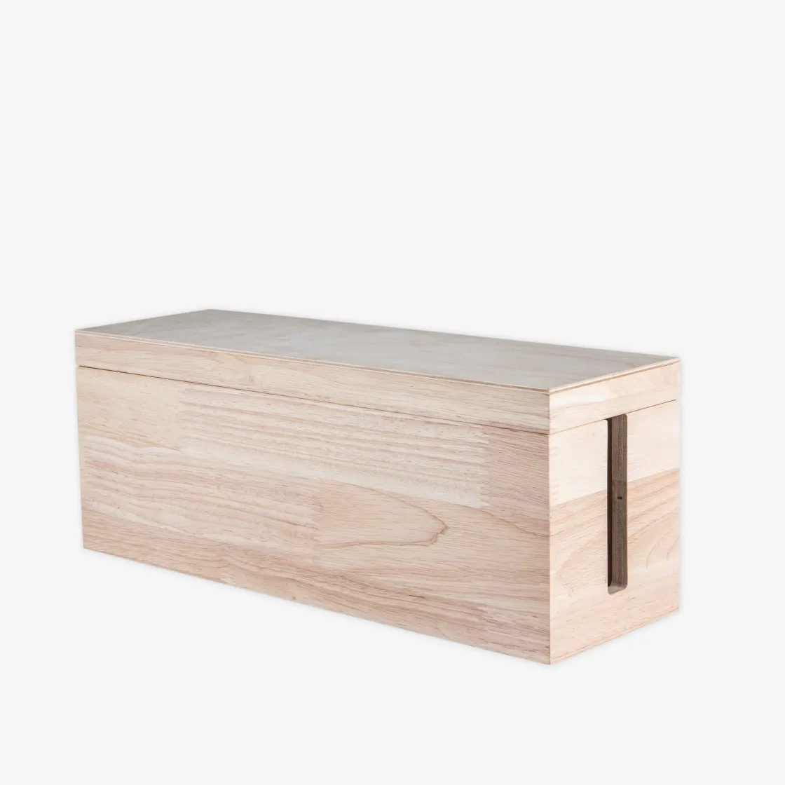 GRANIT Kabelbox Trä 13x40cm- Skrivbordstillbehör|Småförvaring