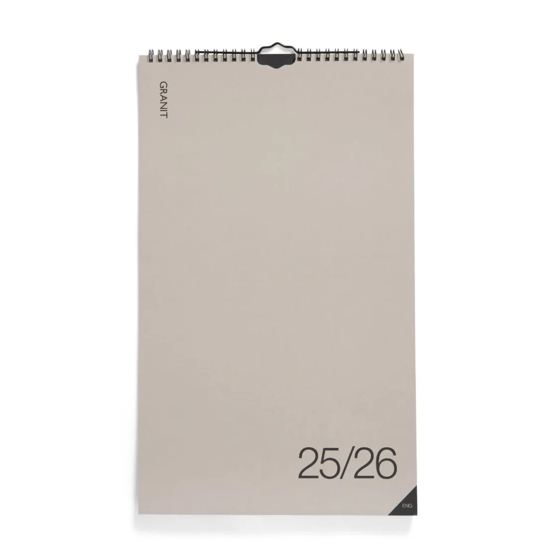 GRANIT Kalender Kolumn 2025/2026 Engelska Beige- Kalendrar & Skrivblock