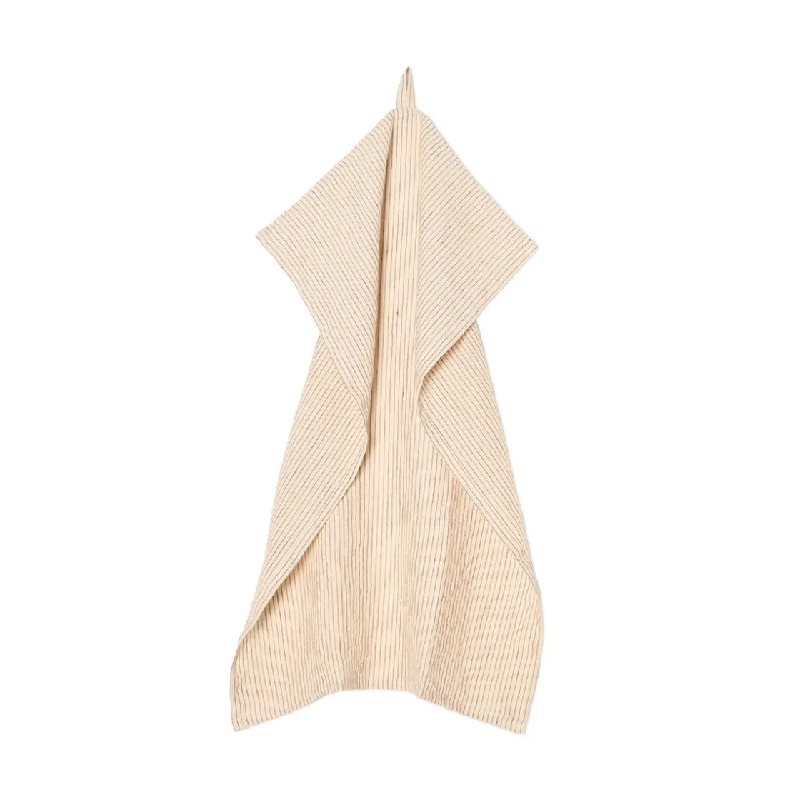 GRANIT Kökshandduk Bea 50x70cm Linne Brun Rand- Kökstextil