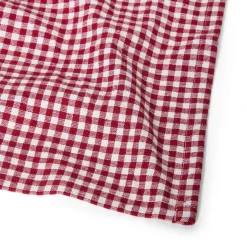GRANIT Kökshandduk Check 50x70cm Bomull Röd/Vit- Dukning|Kökstextil