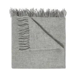 GRANIT Klippan Ullpläd 130x200cm Grå Melange- Plädar
