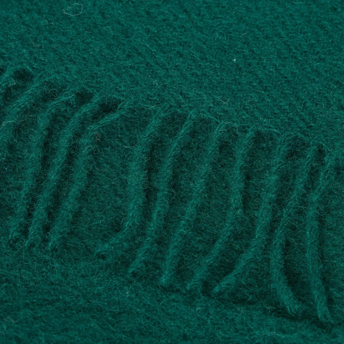 GRANIT Klippan Ullpläd 130x200cm Grön- Plädar